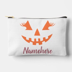 Pochette À Accessoires Halloween Citrouille Jack-o'-lantern fille personn