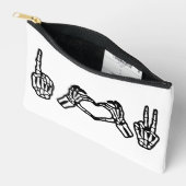 Pochette À Accessoires Halloween Hand Sign Language I Heart Peace (Ouvrir)