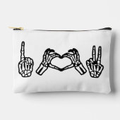 Pochette À Accessoires Halloween Hand Sign Language I Heart Peace (Recto)