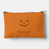 Pochette À Accessoires Halloween Jack-O-Lantern sorcière (Verso)