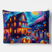 Pochette À Accessoires Halloween Whimsy : Un hommage nocturne étoilé (Verso)