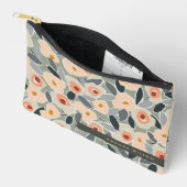 Pochette À Accessoires Hand-Drawn Bold Inky Floral Pattern- Sunlit Meadow (Ouvrir)