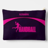 Pochette À Accessoires Handball Joueuse, Équipe, Cadeau pour fille d'anni (Verso)