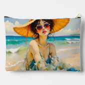 Pochette À Accessoires Hanging Out at the Beach (Verso)