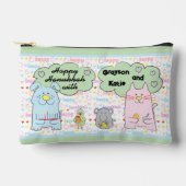 Pochette À Accessoires Hanoukka Chat et amis Jouer Dreidel (Recto)