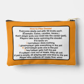 Pochette À Accessoires Hanoukka Dreidel Jeu Accessoire Pouch (Verso)