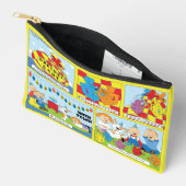 Pochette À Accessoires Hanoukka Dreidel Toon (Ouvrir)