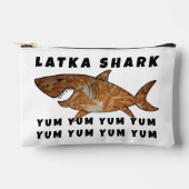 Pochette À Accessoires Hanoukka Latka Shark Dreidel Game (Recto)