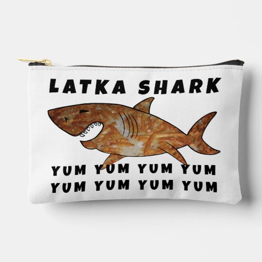 Pochette À Accessoires Hanoukka Latka Shark Dreidel Game (Recto)