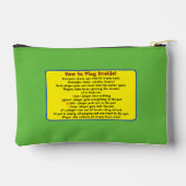 Pochette À Accessoires Hanoukka Zeevie et Dreidel (Verso)