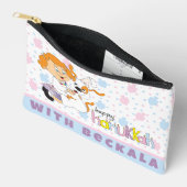 Pochette À Accessoires Hanoukka Zeevie et son ami Dreidel Game (Ouvrir)