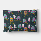 Pochette À Accessoires Happy Easter day- Funny Bunny Wishes Pattern       (Verso)