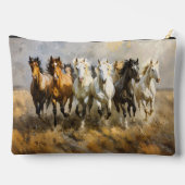 Pochette À Accessoires Harde de Cheval Galloping Mustang Peinture (Verso)