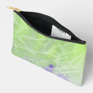 Pochette À Accessoires Harmonie Douce Verte et Lavande