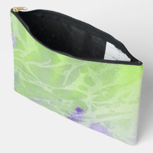 Pochette À Accessoires Harmonie Douce Verte et Lavande