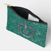 Pochette À Accessoires Harry Potter | Blason de Serpentard Vert (Ouvrir)