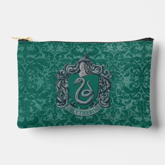 Pochette À Accessoires Harry Potter | Blason de Serpentard Vert (Recto)