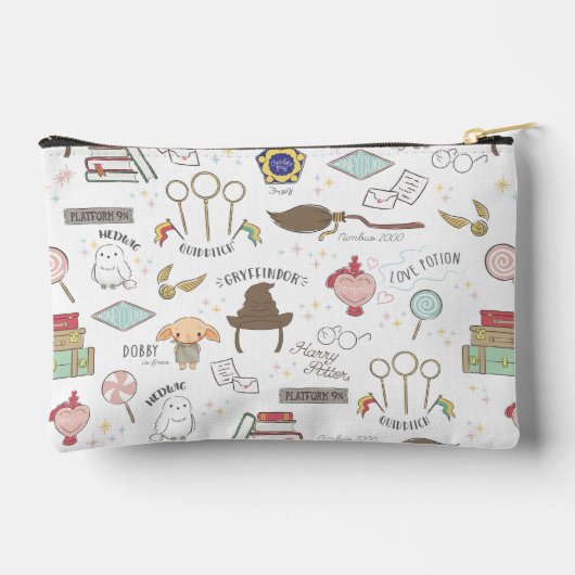 Pochette À Accessoires HARRY POTTER™ Tiny Magic Pattern (Verso)