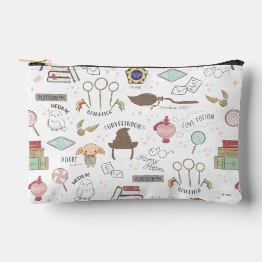 Pochette À Accessoires HARRY POTTER™ Tiny Magic Pattern (Recto)