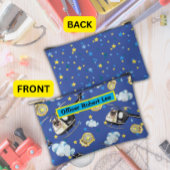 Pochette À Accessoires Hélicoptère de police et unité K-9 amusant mignon