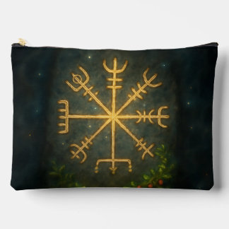 Pochette À Accessoires Helm of Awe Aegishjalmur Norse Protective Symbol  