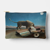 Pochette À Accessoires Henri Rousseau Dormir Gitan Lion Peinture (Recto)