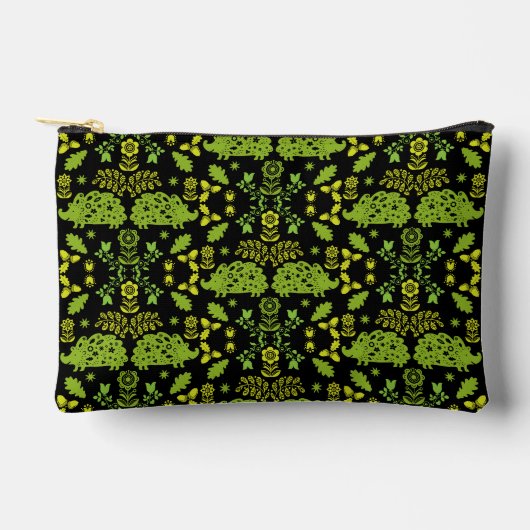 Pochette À Accessoires Hérisson Art populaire (Recto)