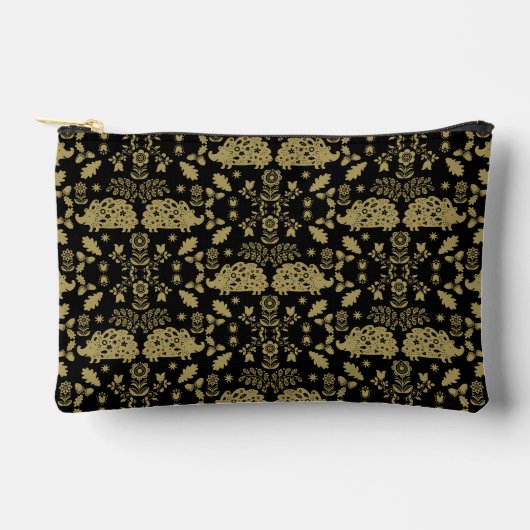 Pochette À Accessoires Hérisson Art populaire (Recto)