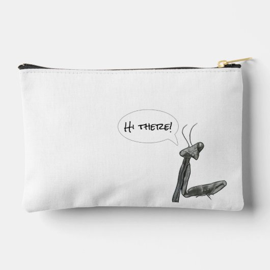 Pochette À Accessoires Hi there! Praying Mantis (Verso)