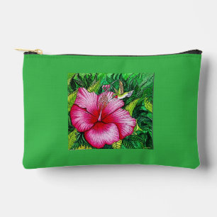 Pochette À Accessoires Hibiscus des colibris