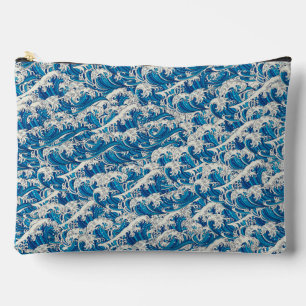 Pochette À Accessoires Hokusai la Grande vague Motif Nautique
