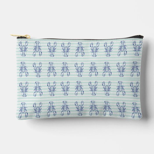 Pochette À Accessoires Homards bleus (Recto)