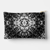 Pochette À Accessoires Hypnotic Abstract Black And White Modern Art (Verso)