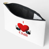 Pochette À Accessoires I Heart Chili (Ouvrir)