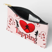 Pochette À Accessoires I Heart Tap Dance Pink (Ouvrir)