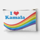 Pochette À Accessoires I Love Kamala Cute Rainbow Election (Verso)