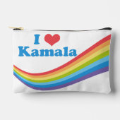 Pochette À Accessoires I Love Kamala Cute Rainbow Election (Recto)