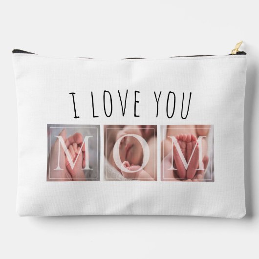 Pochette À Accessoires I Love You Maman Photo Large (Verso)