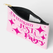 Pochette À Accessoires I’m Literally Just a Fairy Pink Typography (Ouvrir)