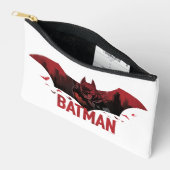 Pochette À Accessoires Icône gotham de Batman Crimson (Ouvrir)