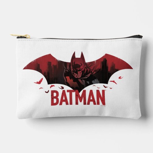 Pochette À Accessoires Icône gotham de Batman Crimson (Recto)