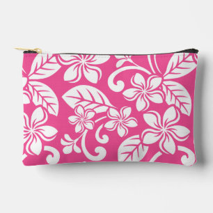 POCHETTE À ACCESSOIRES ÎLE PLUMERIA MOTIF EN ROSE DE WATERMELON