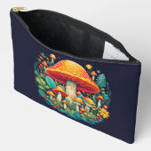Pochette À Accessoires Illustration de champignon mignonne et créative (Ouvrir)