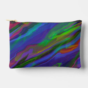 Pochette À Accessoires Illustration de marbre abstrait Colorée Mignonne