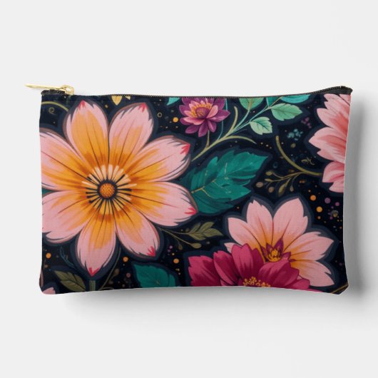 Pochette À Accessoires Imaginaire floral (Recto)