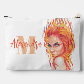 Pochette À Accessoires Imaginaire sans peur Flames Citation d'incendie Mo (Verso)