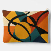 Pochette À Accessoires Impression abstraite africaine  (Verso)