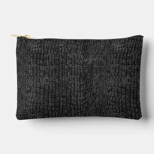 Pochette À Accessoires Impression d'alligator  (Recto)