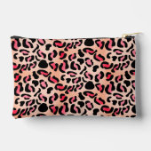 Pochette À Accessoires Impression d'animal de motif léopard moderne (Verso)