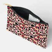 Pochette À Accessoires Impression d'animal de motif léopard moderne (Ouvrir)